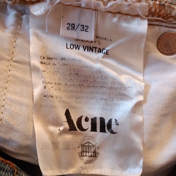 Acne Studios low vintage skinny jeans - Picture 7 of 8